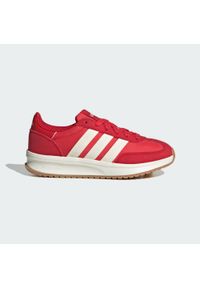 Adidas - Buty Run 70s 2.0 Kids. Kolor: czerwony, biały, wielokolorowy. Materiał: materiał. Styl: sportowy. Sport: bieganie