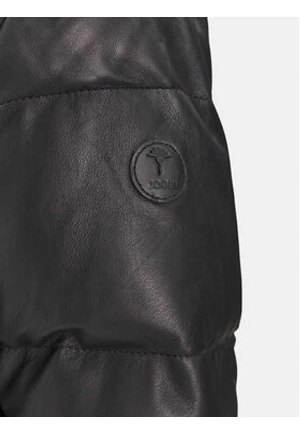 JOOP! Kurtka skórzana 17 Loman 80000852 Czarny Regular Fit. Kolor: czarny. Materiał: skóra