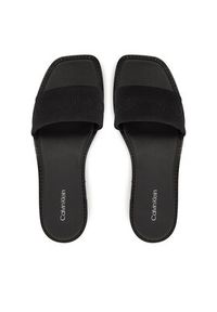 Calvin Klein Klapki Flat Slide - He HW0HW02378 Czarny. Kolor: czarny. Materiał: materiał #6