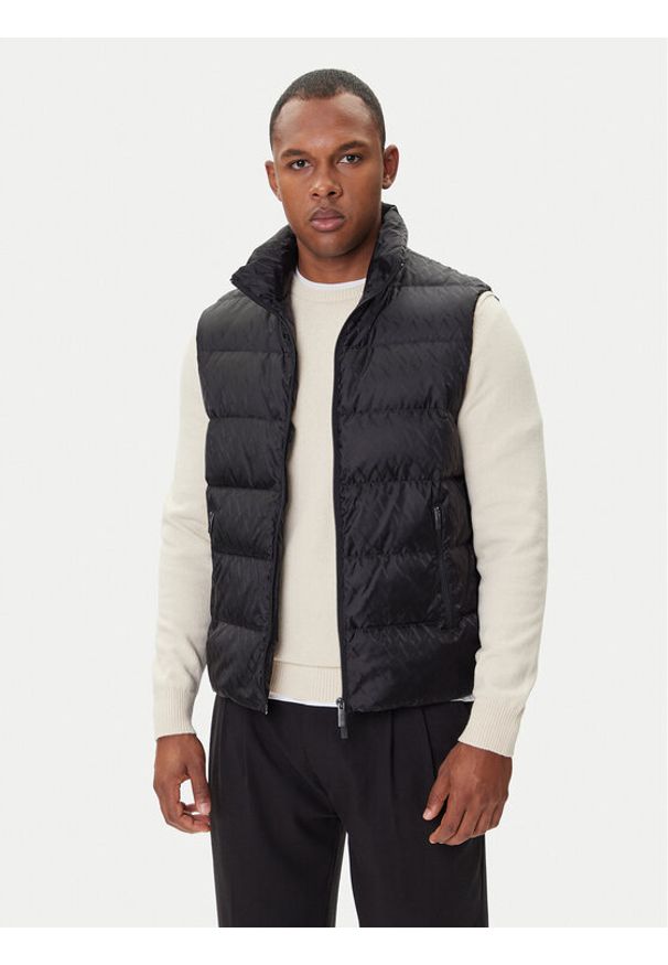 Armani Exchange Kamizelka XM001581 AF16628 UC001 Czarny Regular Fit. Kolor: czarny. Materiał: syntetyk