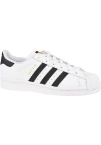 Adidas - Buty adidas Superstar Jr FU7712 białe. Kolor: biały. Materiał: guma, syntetyk. Szerokość cholewki: normalna. Model: Adidas Superstar #1