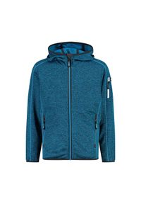 Kurtka dziecięca z kapturem CMP. Typ kołnierza: kaptur. Kolor: niebieski. Materiał: softshell. Styl: sportowy #1