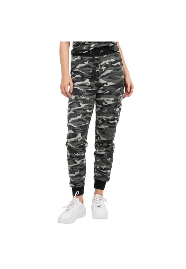 Damskie spodnie dresowe Lonsdale Collyhurst. Kolor: szary. Materiał: dresówka