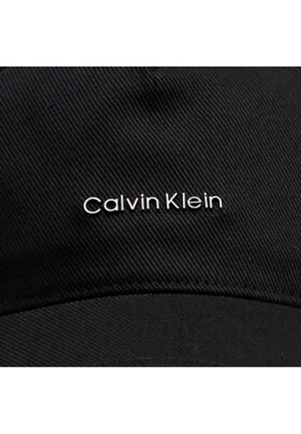 Calvin Klein Czapka z daszkiem Elevated Softs K60K611905 Czarny. Kolor: czarny. Materiał: materiał