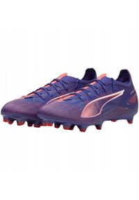 Buty piłkarskie Puma Ultra Pro FG Lapis, Mężczyźni. Kolor: fioletowy. Materiał: materiał. Sport: piłka nożna