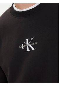 Calvin Klein Jeans Bluza Monologo J30J325630 Czarny Regular Fit. Kolor: czarny. Materiał: bawełna, syntetyk