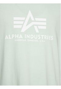 Alpha Industries T-Shirt Basic 100501 Zielony Regular Fit. Kolor: zielony. Materiał: bawełna