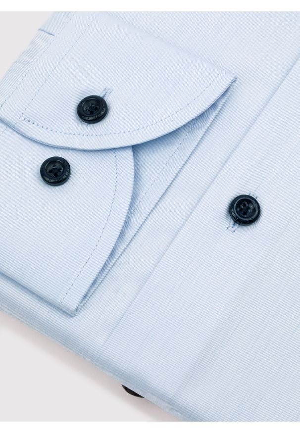 PAKO LORENTE – Niebieska koszula męska z bawełny P24SP-1X-037-N-S - Pako Lorente. Okazja: na ślub cywilny, na wesele. Kolor: niebieski. Materiał: bawełna. Styl: elegancki