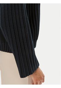 Weekend Max Mara Sweter Spider 2425366171 Granatowy Standard Fit. Kolor: niebieski. Materiał: bawełna