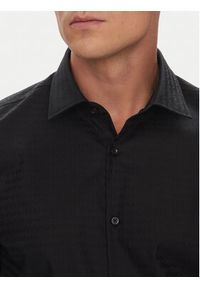 Hugo - HUGO Koszula Kenno 50544934 Czarny Slim Fit. Kolor: czarny. Materiał: bawełna #4