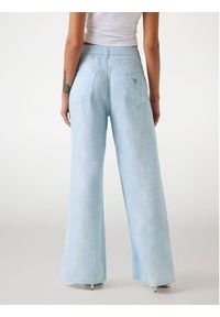 Guess Spodnie materiałowe 176485 Niebieski Slim Fit. Kolor: niebieski. Materiał: syntetyk #3