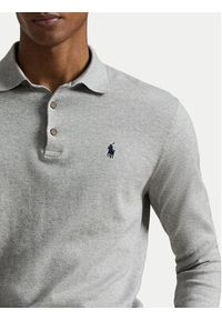 Polo Ralph Lauren Polo 710P04446002 Szary jasny Regular Fit. Typ kołnierza: polo. Kolor: szary. Materiał: bawełna #3
