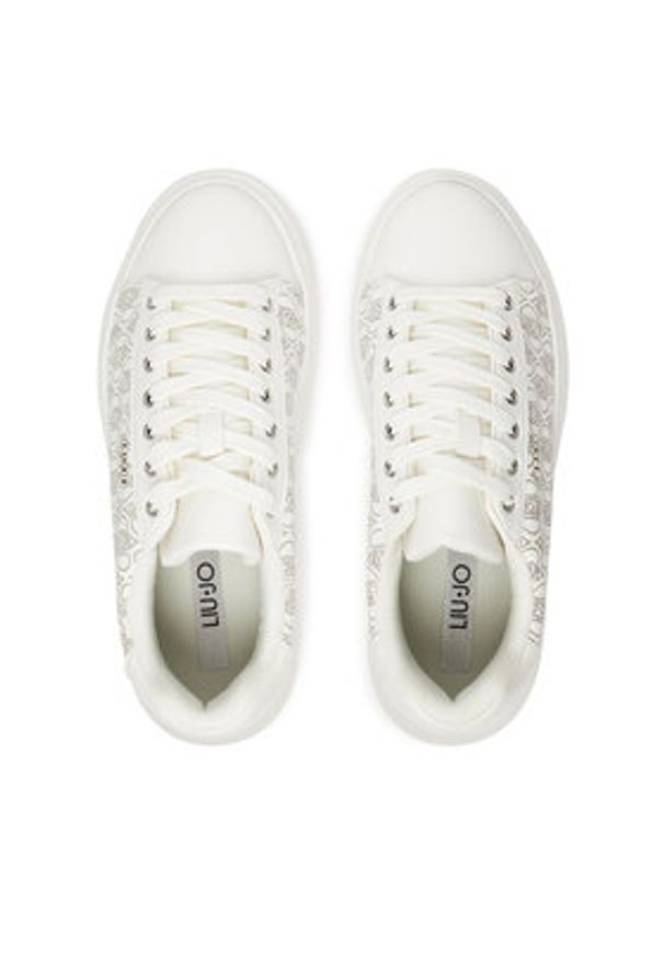 Liu Jo Sneakersy Babol 01 BF5059 EX323 Biały. Kolor: biały. Materiał: skóra