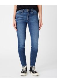 Wrangler - DAMSKIE SPODNIE WRANGLER HIGH RISE SKINNY VINTAGE SPRING 28 W27HTX35E. Styl: vintage