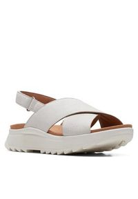 Clarks Sandały DashLite Wish 26171949 Beżowy. Kolor: beżowy. Materiał: skóra #5