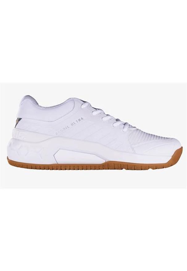 SALMING - Buty do biegania męskie Salming Recoil Ultra. Kolor: biały, szary, wielokolorowy. Materiał: materiał, syntetyk