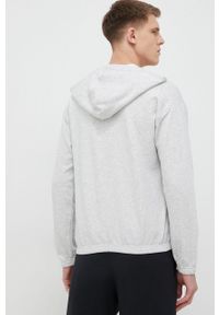 Calvin Klein Performance bluza treningowa Essentials kolor szary z kapturem melanżowa. Typ kołnierza: kaptur. Kolor: szary. Wzór: melanż #2