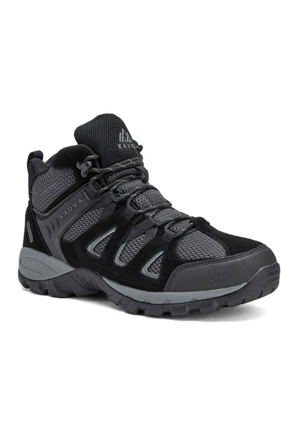 Buty trekkingowe męskie KADVA Traver Mid WP. Kolor: czarny. Sport: turystyka piesza