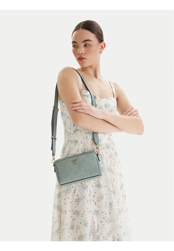 Guess Torebka Cresidia II Mini HWPD98 tore88720 Niebieski. Kolor: niebieski. Materiał: skórzane