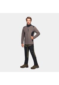 Bluza polarowa męska Alpinus Caen II 100. Kolor: wielokolorowy, beżowy, czarny, brązowy. Materiał: poliester
