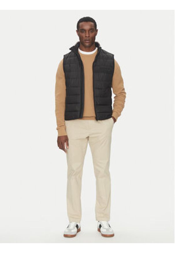 BOSS Kamizelka H-Cenito 50518375 Czarny Regular Fit. Kolor: czarny. Materiał: syntetyk