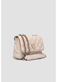 Guess - GUESS Torebka w kolorze taupe damska Giully II Mini. Kolor: beżowy. Styl: elegancki, casual. Rodzaj torebki: na ramię #3