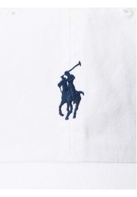 Polo Ralph Lauren Czapka z daszkiem 211912843018 Biały. Kolor: biały. Materiał: bawełna, materiał