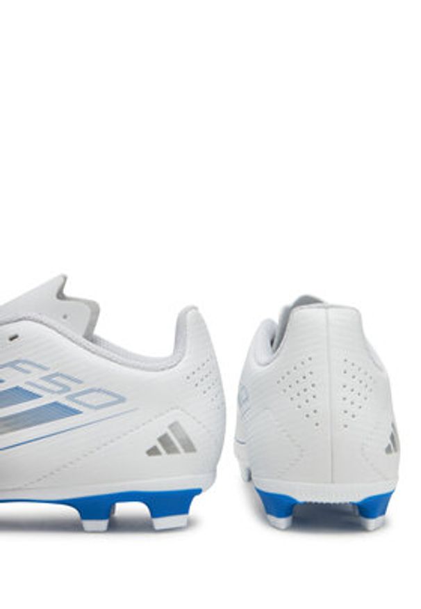 Adidas - adidas Buty do piłki nożnej F50 Club Firm/Multi-Ground IE1310 Biały. Kolor: biały. Materiał: skóra