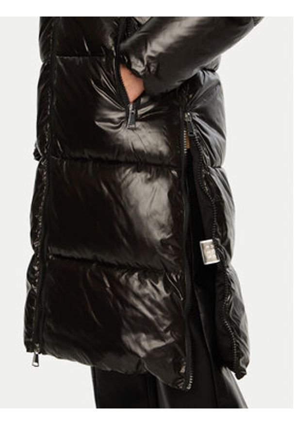 ACCESS FASHION Kurtka puchowa 44-9109 Czarny Regular Fit. Kolor: czarny. Materiał: syntetyk
