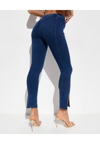 FREE PEOPLE - Spodnie jeansowe z rozcięciem Riley Slit. Kolor: niebieski. Długość: długie #3