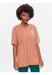 outhorn - Outhorn T-Shirt TTSHF436 Pomarańczowy Relaxed Fit. Kolor: pomarańczowy. Materiał: bawełna