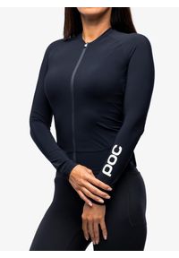 Bluza kolarska damska POC Essential Road Ws L/S Jersey. Kolor: czarny. Materiał: jersey. Sport: kolarstwo