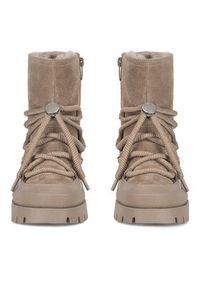 MEXX Botki MI001714043W Beżowy. Kolor: beżowy. Materiał: skóra, zamsz #3