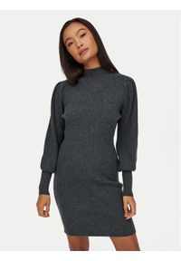 only - ONLY Sukienka dzianinowa Katia 15232502 Szary Comfort Fit. Kolor: szary. Materiał: syntetyk