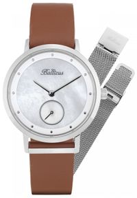 BALTICUS - Zegarek damski Balticus BLT-BALNSSW-P brązowy. Kolor: brązowy #1