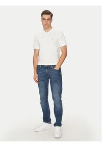 TOMMY HILFIGER - Tommy Hilfiger T-Shirt Essential V-Neck Tee MW0MW39249 Biały Regular Fit. Kolor: biały. Materiał: bawełna #5