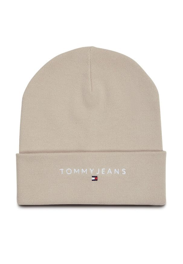 Czapka Tommy Jeans. Kolor: beżowy