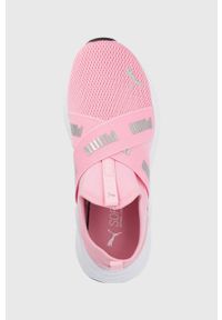 Puma buty dziecięce 383732 kolor różowy. Nosek buta: okrągły. Kolor: różowy #4