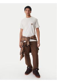 DC Shoes T-Shirt Star Pocket ADYZT05377 Beżowy Regular Fit. Kolor: beżowy. Materiał: bawełna #3