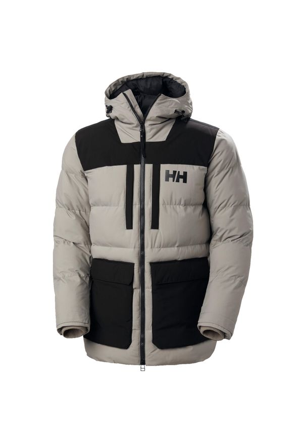 Kurtka puchowa Helly Hansen Patrol. Kolor: beżowy. Materiał: puch. Sport: turystyka piesza