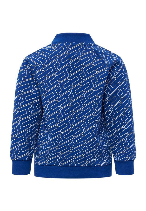 Bluza dresowa dla dziecka Hummel hmlLogun. Kolor: niebieski. Materiał: dresówka. Wzór: nadruk, aplikacja