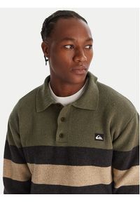 Quiksilver Sweter Cooper EQYSW03331 Zielony Regular Fit. Kolor: zielony. Materiał: syntetyk #5