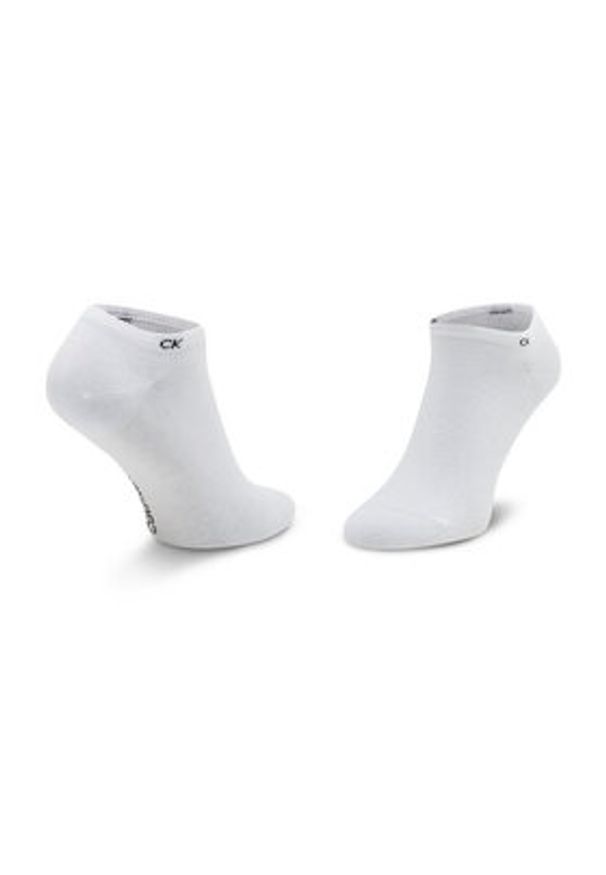 Calvin Klein Zestaw 2 par niskich skarpet męskich 701218714 Biały. Kolor: biały. Materiał: materiał