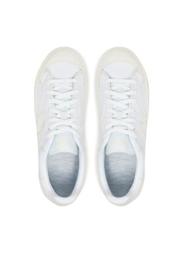New Balance Trampki BB100LGY Biały. Kolor: biały. Materiał: skóra