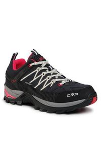 CMP Trekkingi Rigel Low Wmn Trekking Shoes Wp 3Q13246 Czarny. Kolor: czarny. Materiał: zamsz, skóra #4