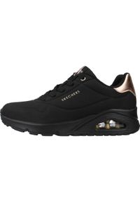 skechers - Tenisówki Skechers Model Uno Kolor Czarny. Zapięcie: sznurówki. Kolor: czarny, żółty, wielokolorowy. Materiał: guma, syntetyk, materiał. Szerokość cholewki: normalna. Sport: turystyka piesza