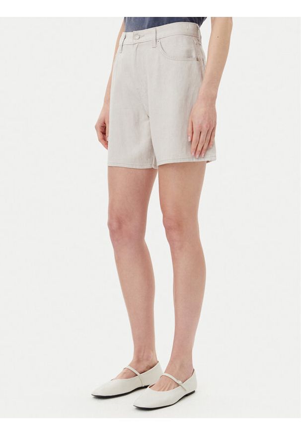 Levi's® Szorty jeansowe A9311-0018 Écru Baggy Fit. Materiał: bawełna