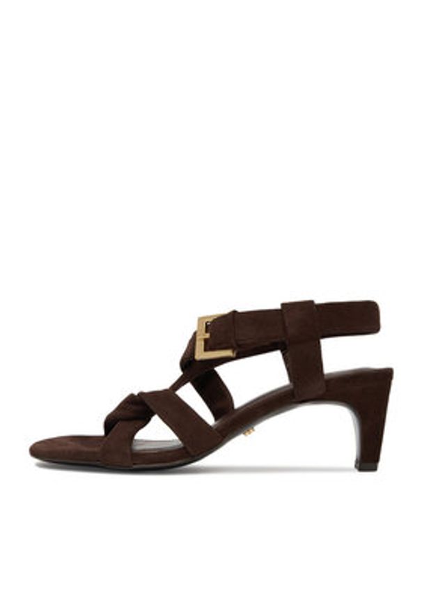 Gino Rossi - GINO ROSSI Sandały EO-124943 Brązowy. Kolor: brązowy. Materiał: skóra, zamsz