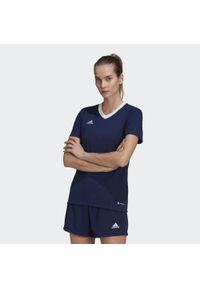Koszulka piłkarska damska Adidas Entrada 22 Jersey. Kolor: niebieski. Materiał: jersey. Sport: piłka nożna #1