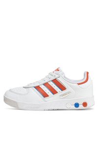 Adidas - adidas Sneakersy G.S Court GX9448 Biały. Kolor: biały. Materiał: skóra #4
